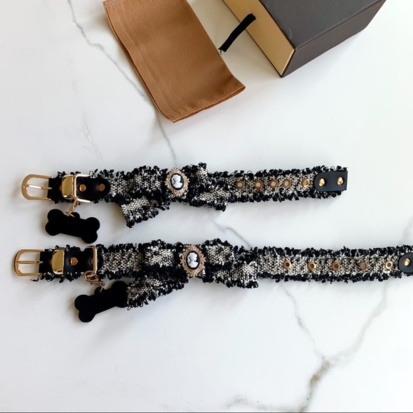 Luxe Tweed Cameo Dog Collar - Picture 8 of 9